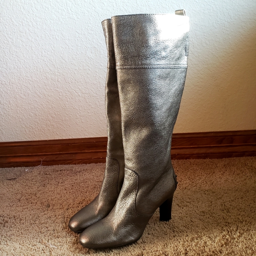 Tod's Metallic Boots Jodie